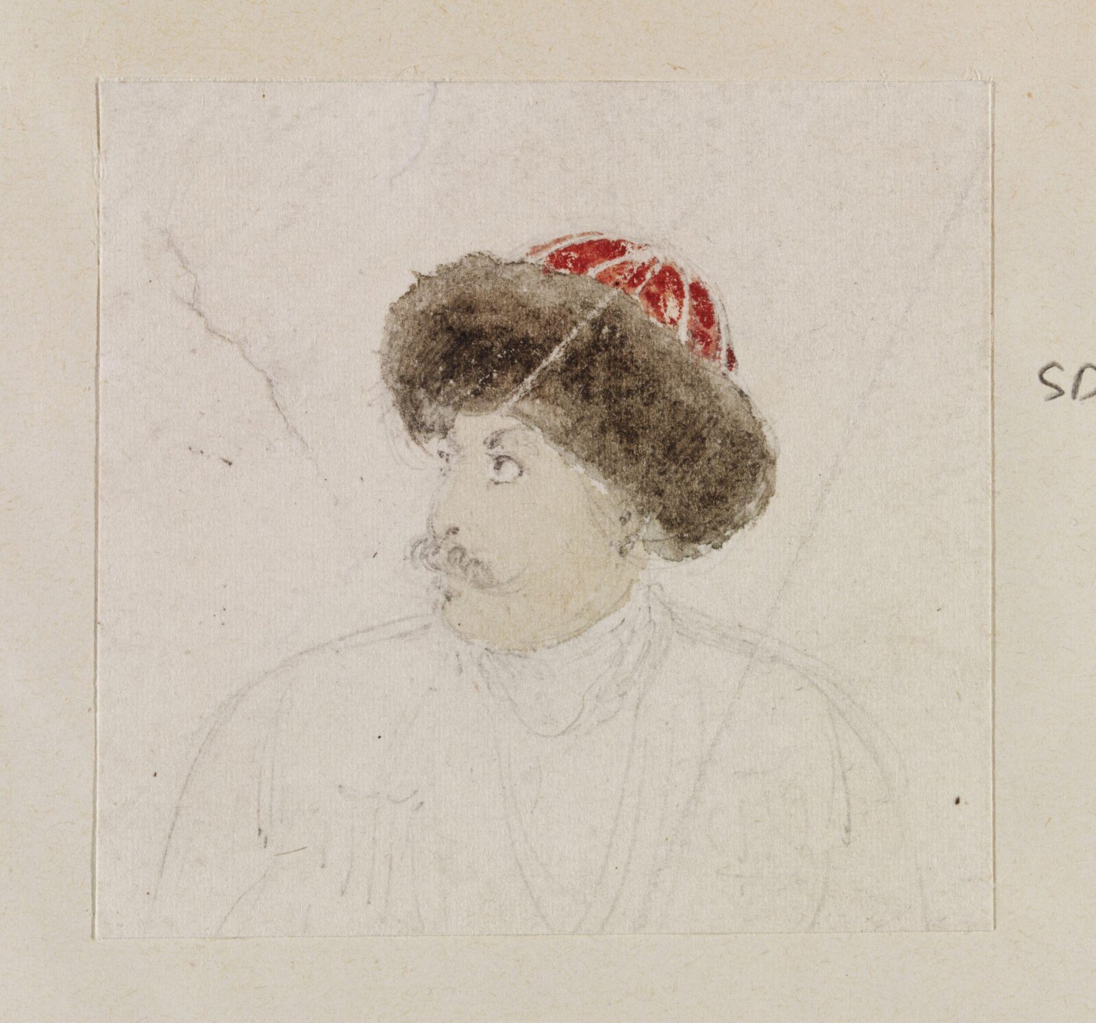 Male figure, Théodore Leblanc, ca. 1828-1837