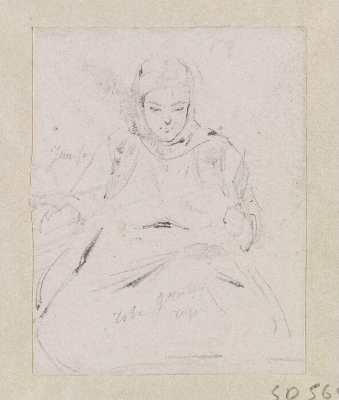 Young woman, Théodore Leblanc, ca. 1828-1837