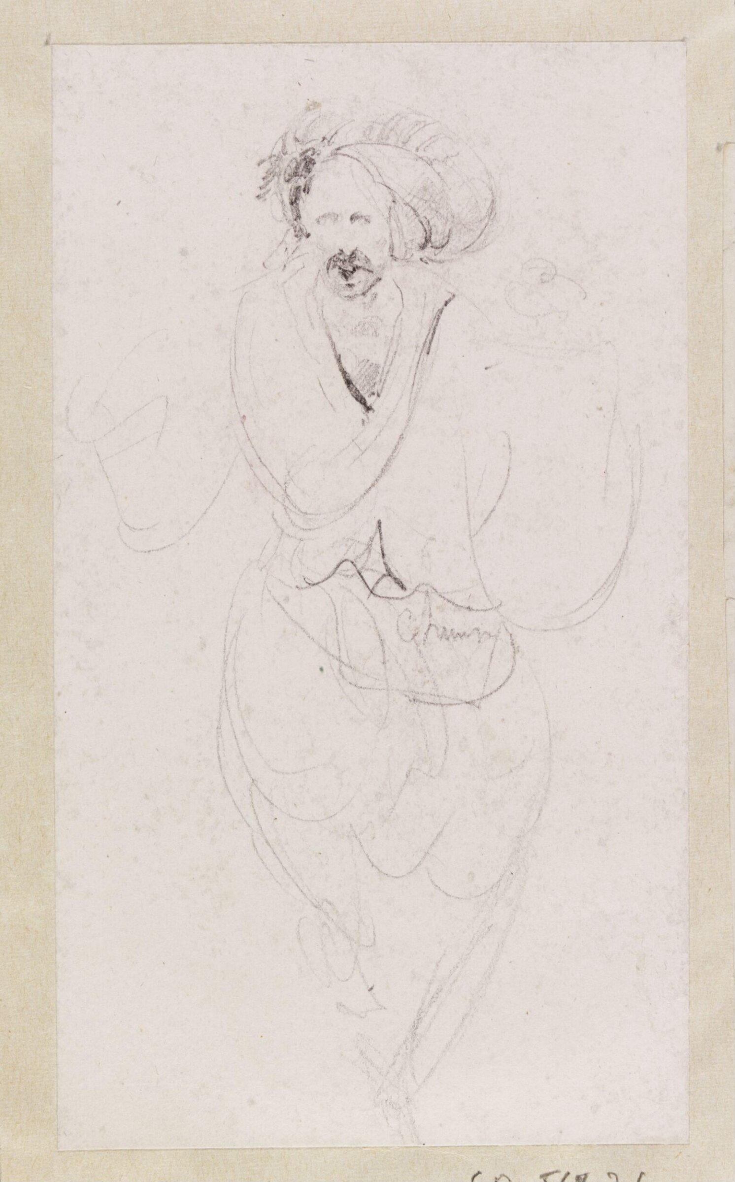 Male figure, Théodore Leblanc, ca. 1828-1837