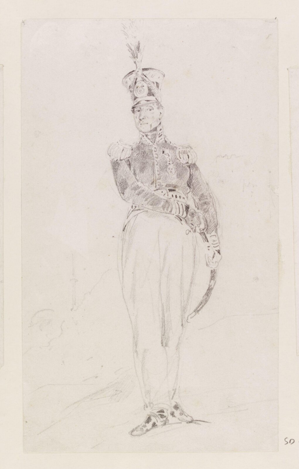 European officer [?], Théodore Leblanc, ca. 1828-1837