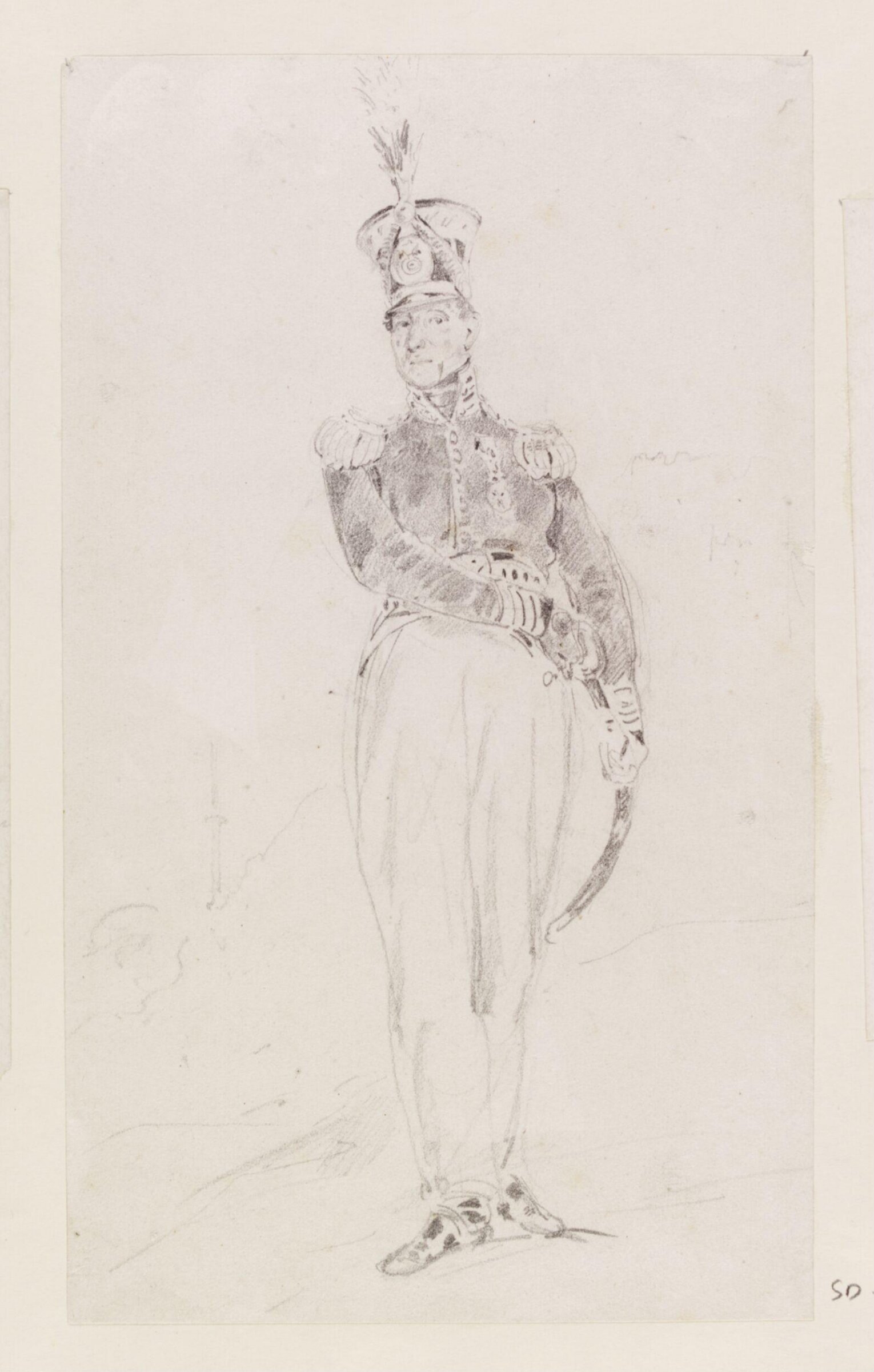 European officer [?], Théodore Leblanc, ca. 1828-1837