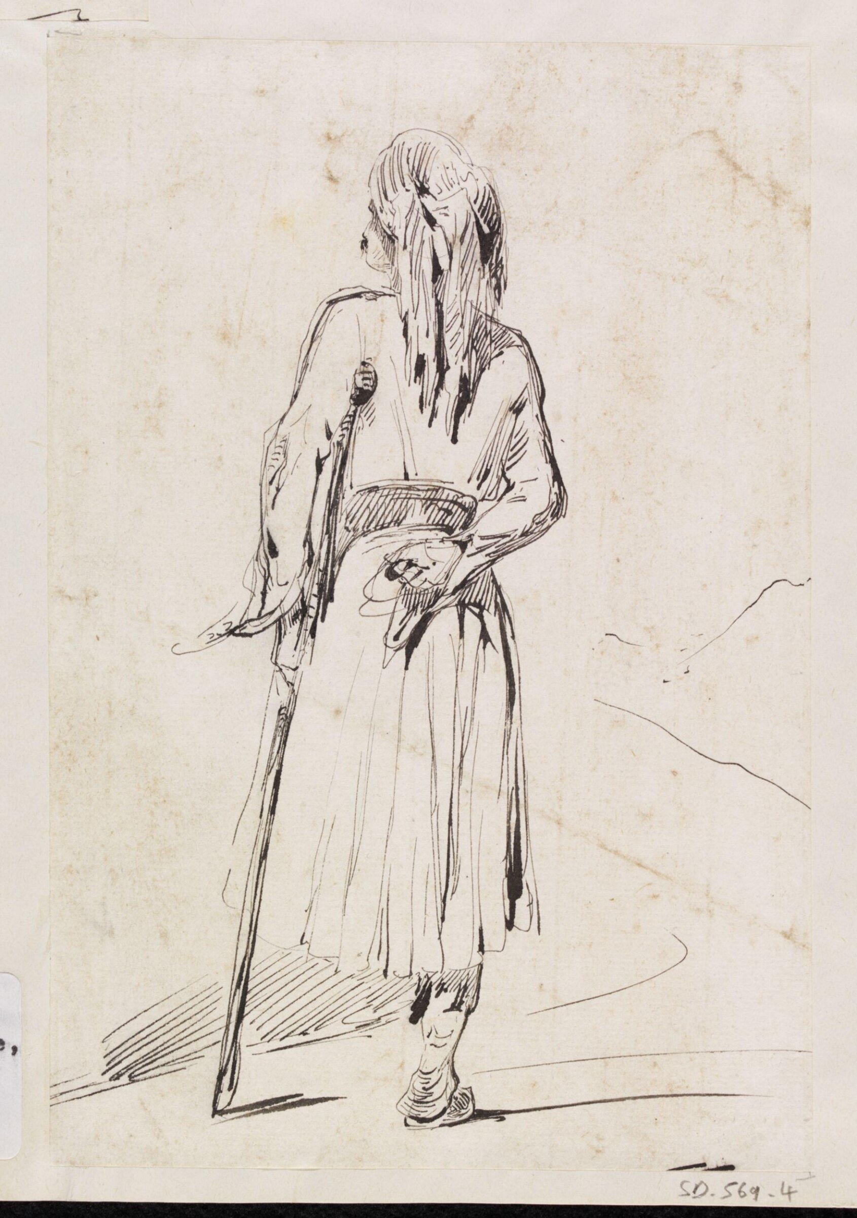 Greek warrior, Théodore Leblanc, ca. 1828-1837