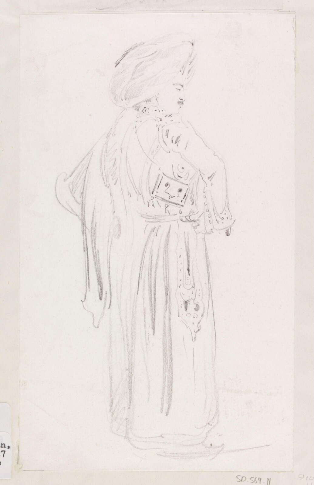 Male figure, Théodore Leblanc, ca. 1828-1837