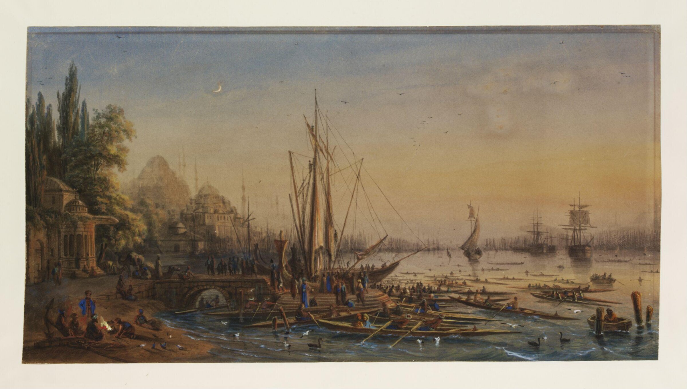 Harbour of Constantinople, ca. 1866