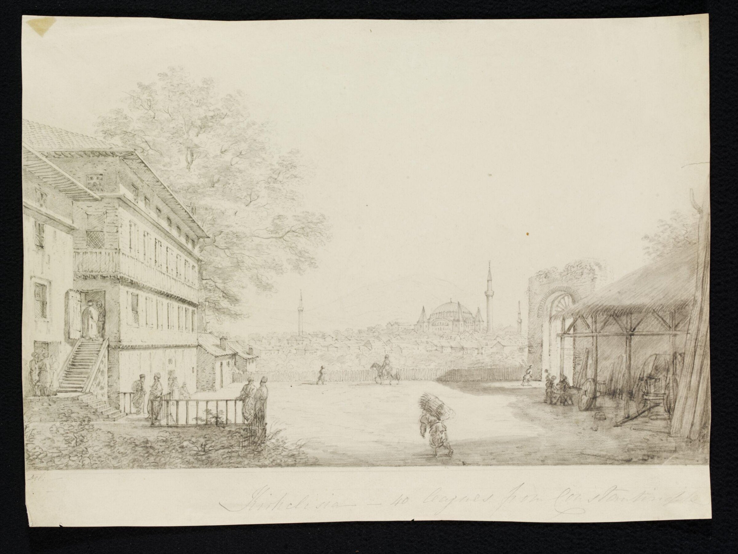 Kirkclisia [Kirklareli] 40 leagues from Constantinople, Luigi Mayer, 1794-1795
