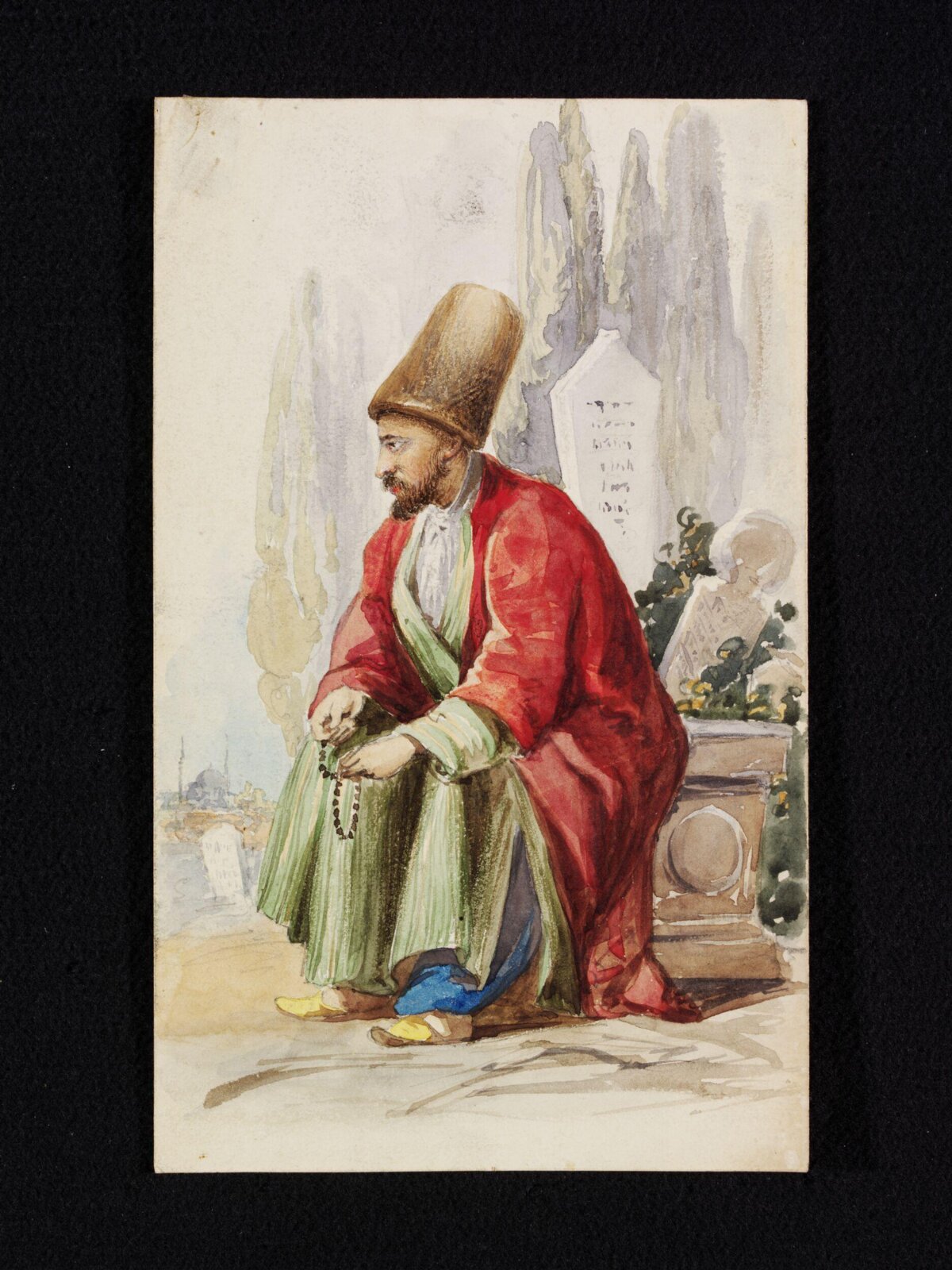 A Dervish - Constantinople, J. Pease, 1845