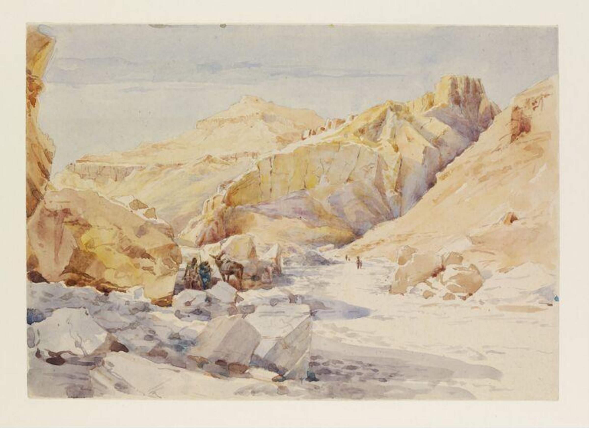 Tomb of the Kings, Thebes, Jane Evelyn Lindsay, 1896