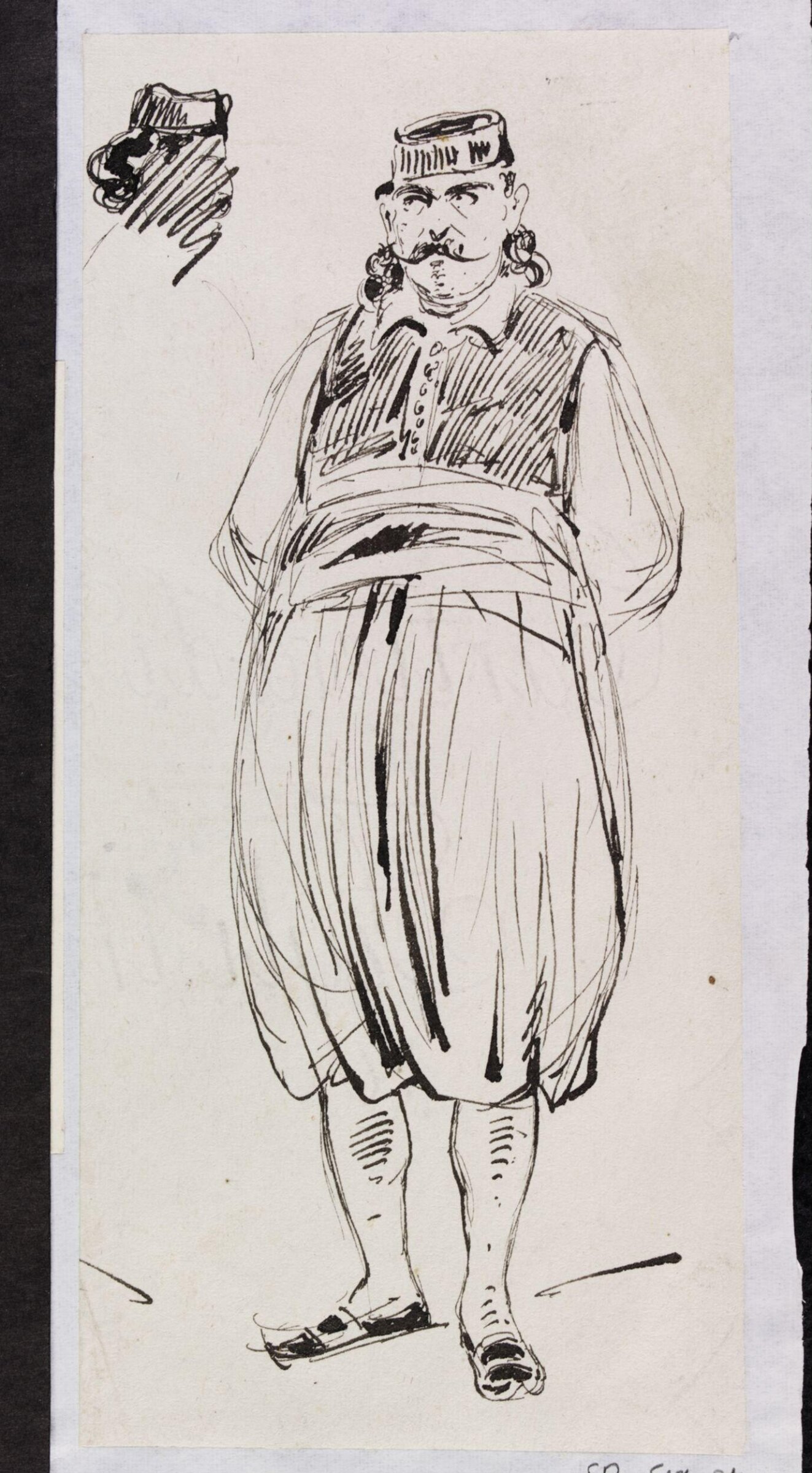Greek male figure, Théodore Leblanc, ca. 1828-1837