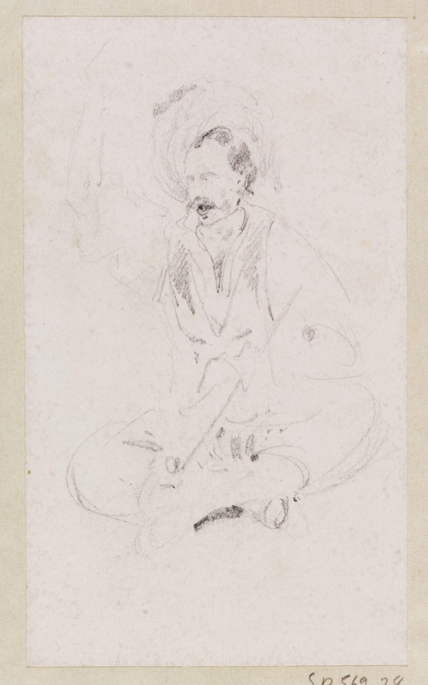 Male figure, Théodore Leblanc, ca. 1828-1837