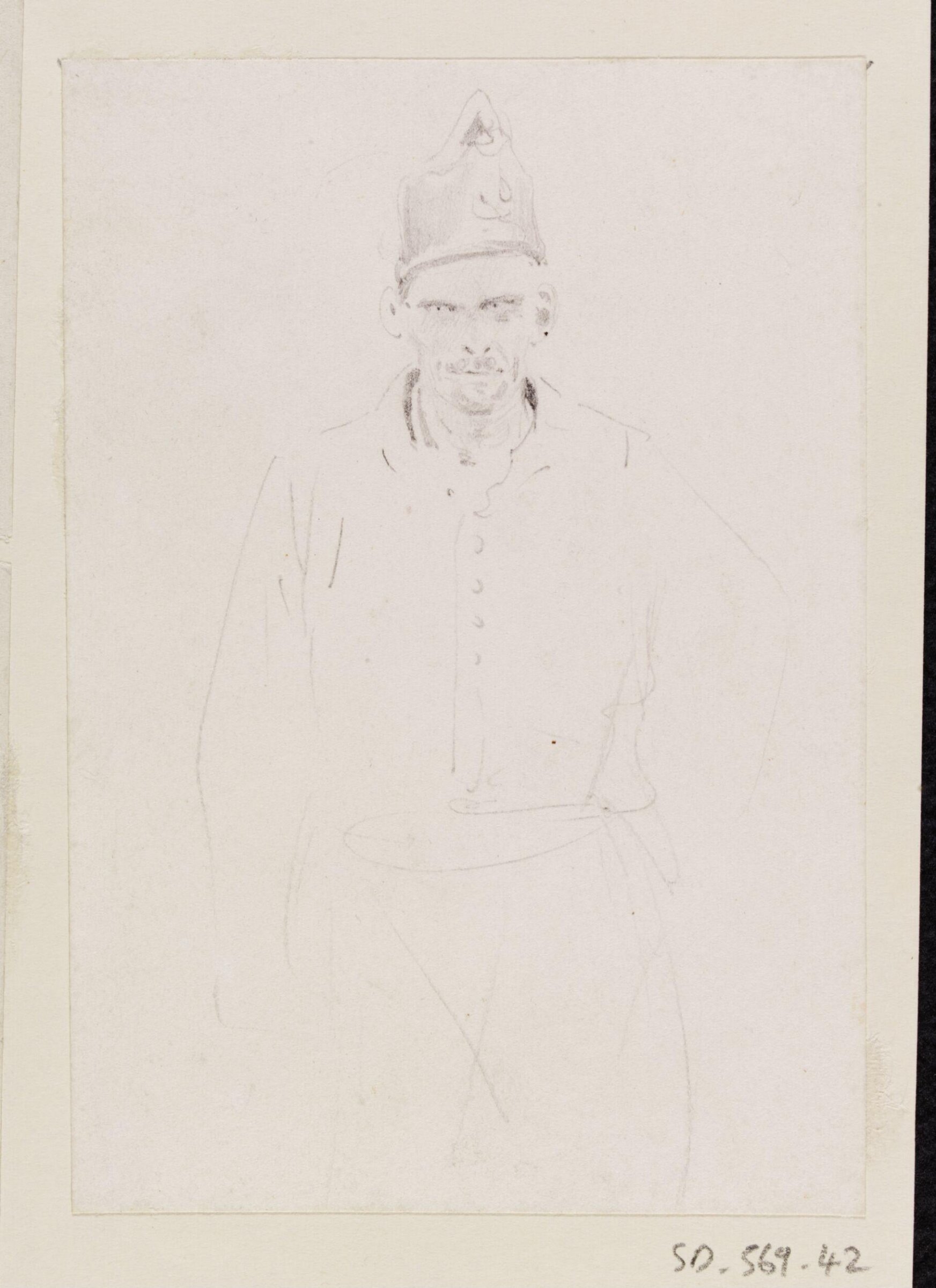 Soldier [?], Théodore Leblanc, ca. 1828-1837