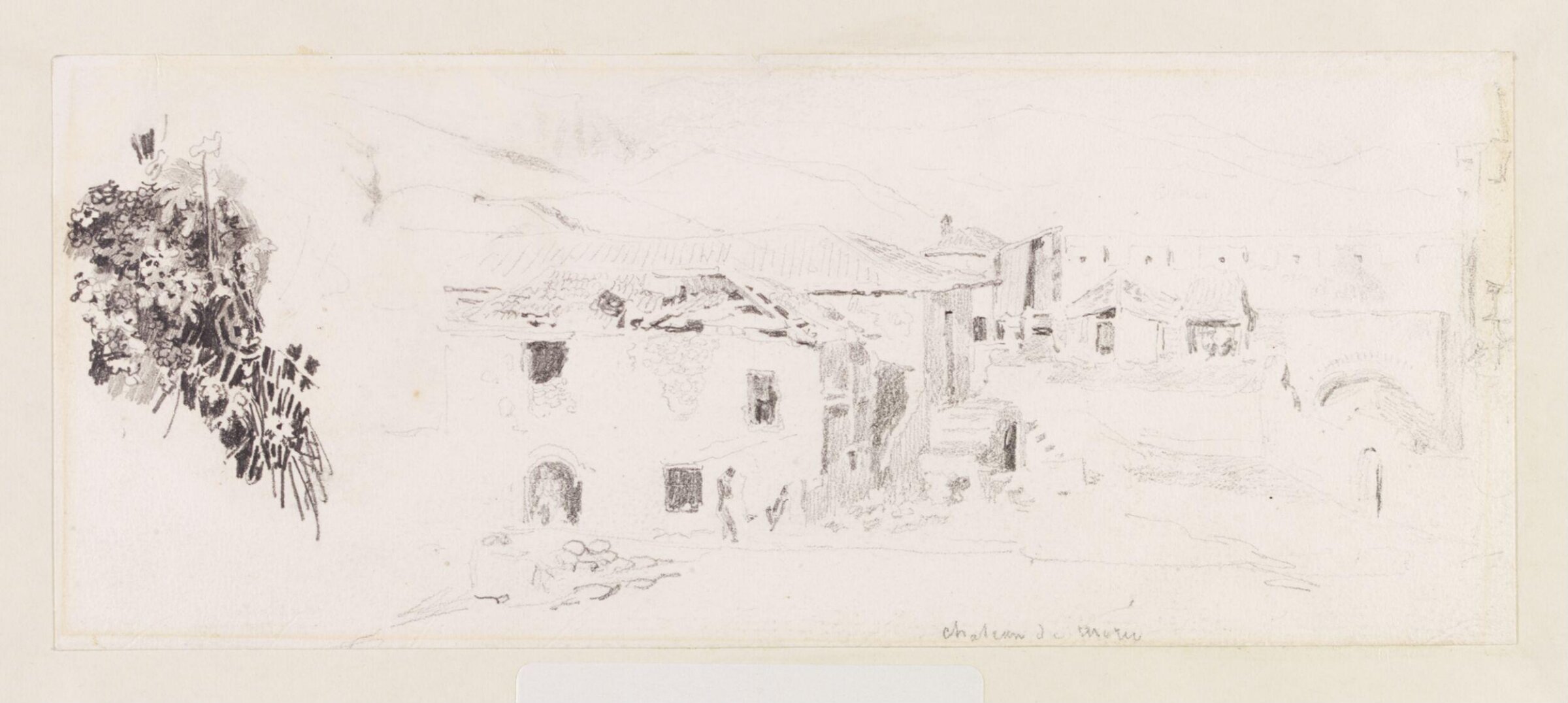 Chateau de Morée, Théodore Leblanc, ca. 1828-1837