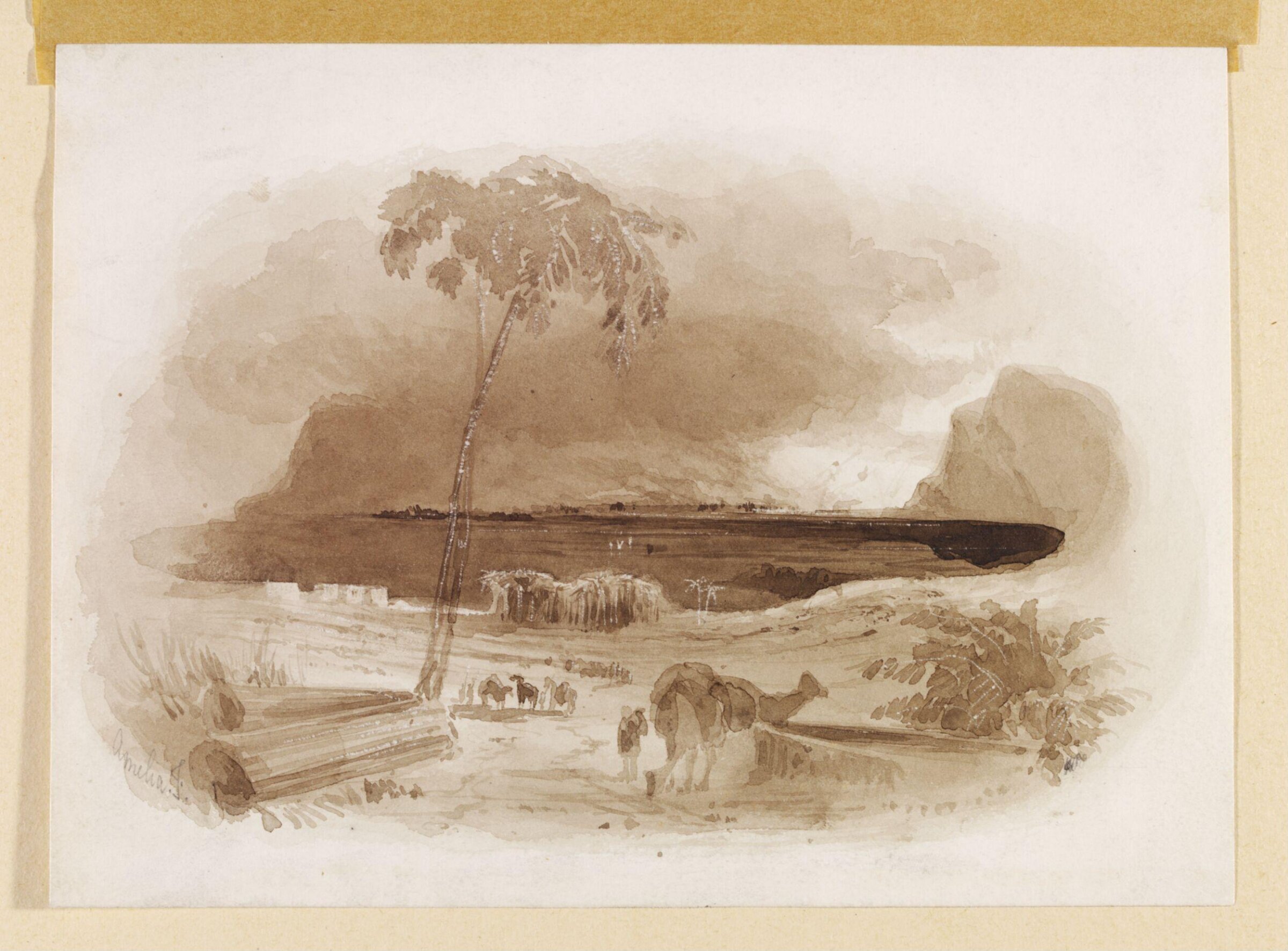 The Valley of Ajalon, Amelia Long, early 19th century
