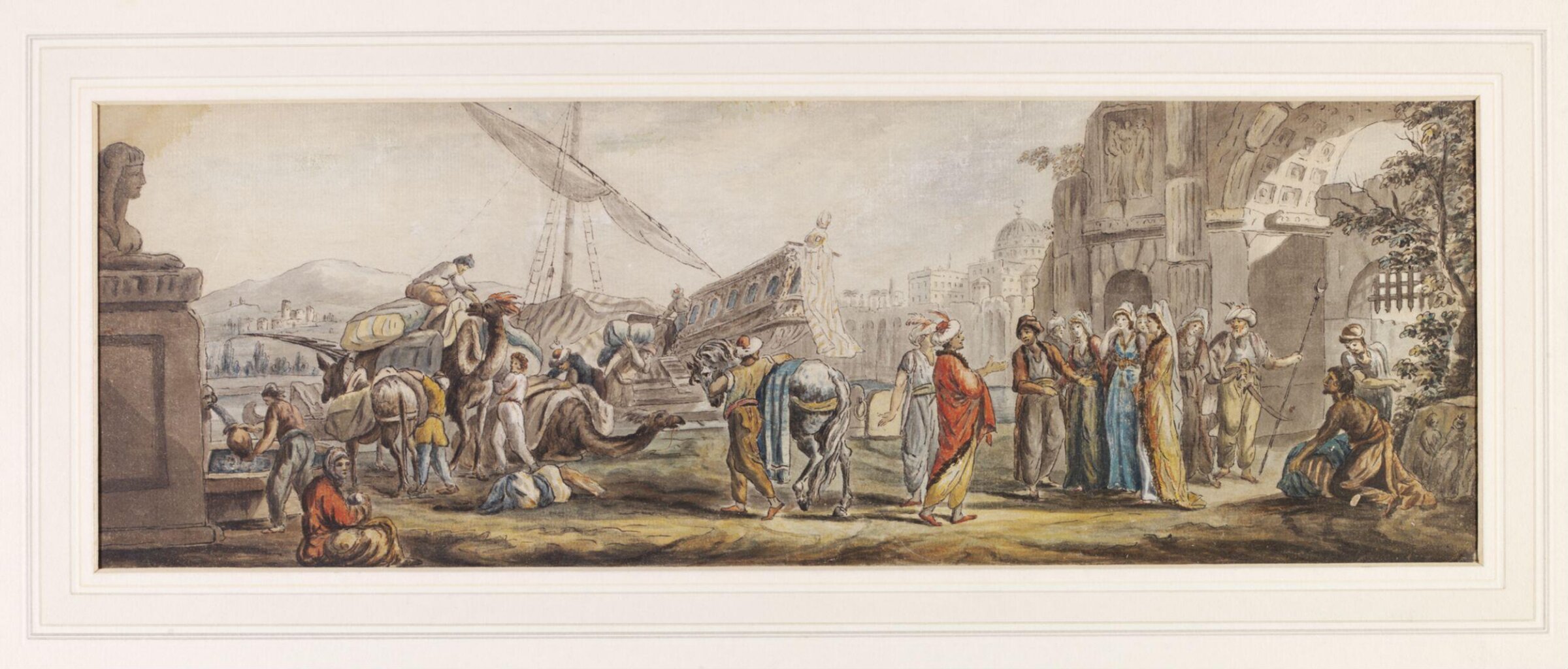 Copy after William Hamilton's design for a painted panel in the Saloon of Kedleston Hall, William Hamilton, 1789