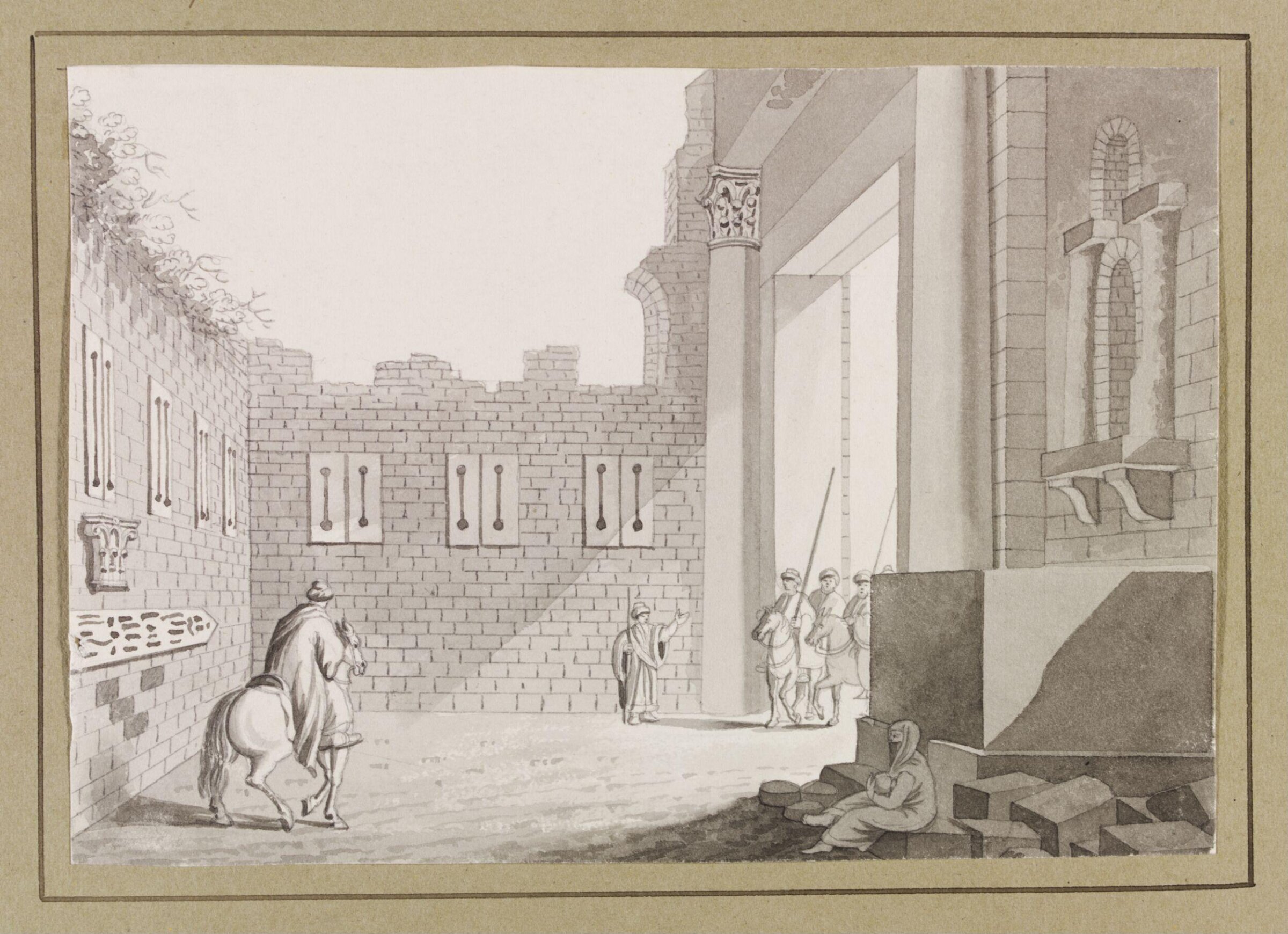 The Gate Of Rosetta In Alexandria, Luigi Mayer, ca. 1805-ca. 1820