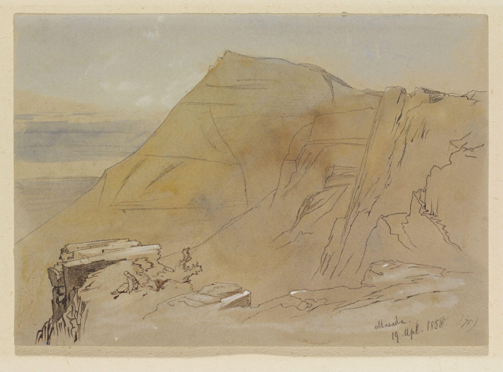 Masada, Эдвард Лир, 1858