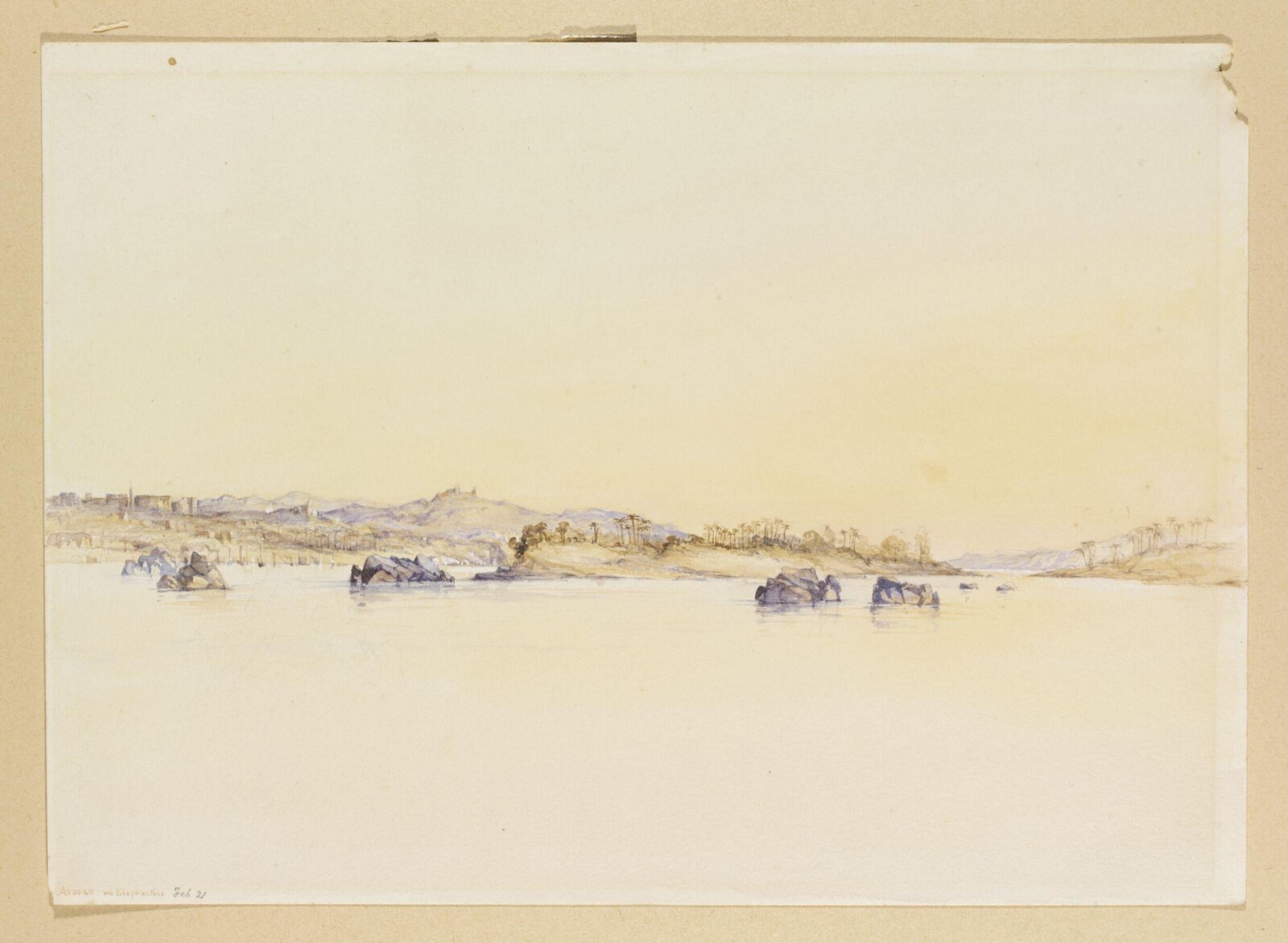 Asouan and Elephantine, Maria Harriett Mathias, 1857