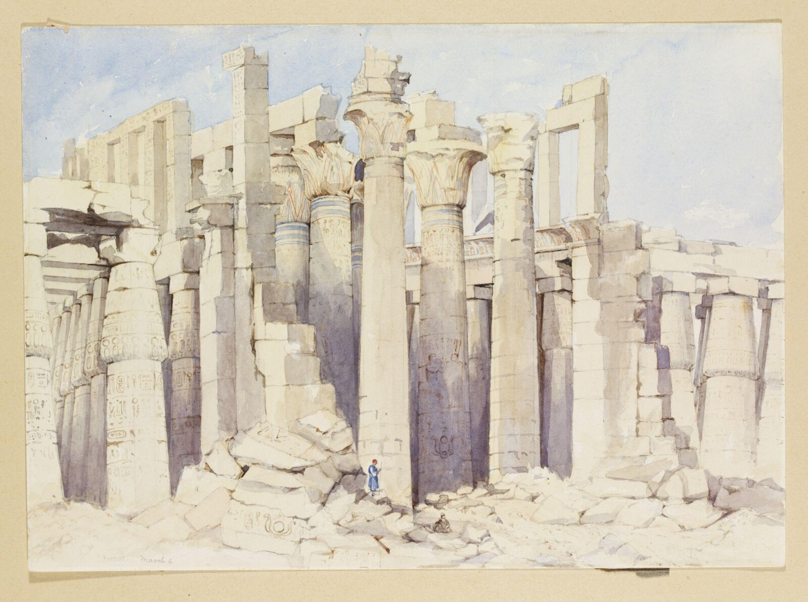 Karnak, Maria Harriett Mathias, 1857