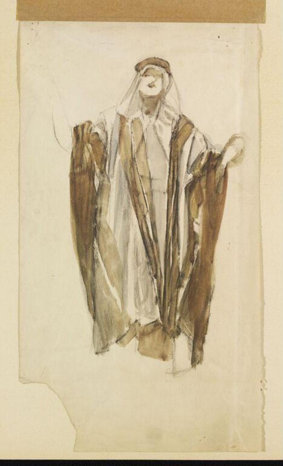 Man in Arab Dress, James McBey, ca. 1917