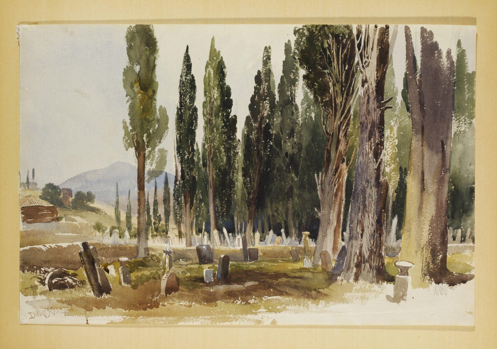 Cemetery Smyrna, David Hall McKewan, 1858