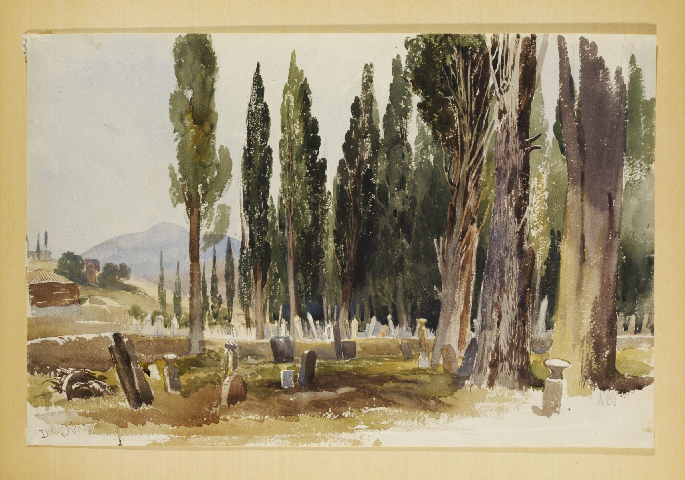 Cemetery Smyrna, David Hall McKewan, 1858