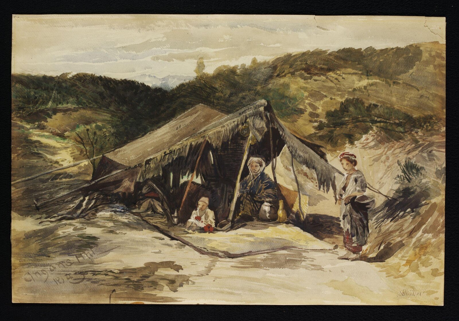 Cingans Hut, William James Müller, 1843