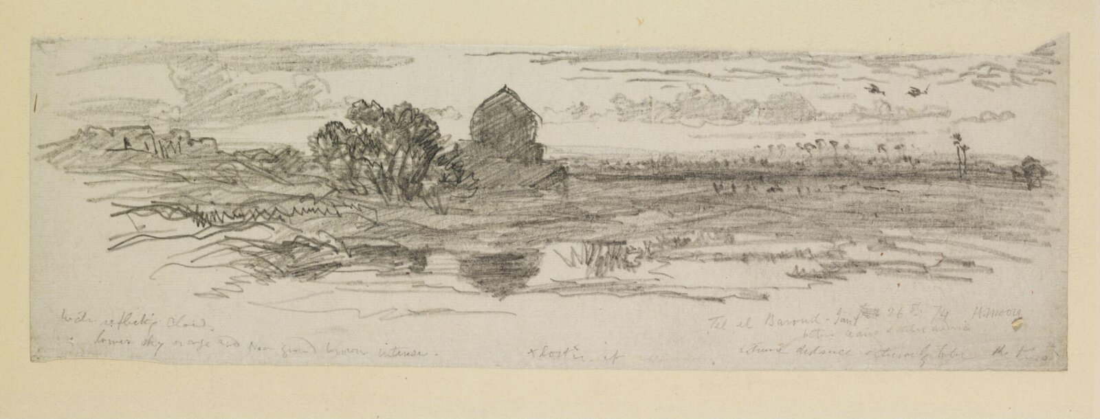 Tel el Baroud, Henry Moore, 1874