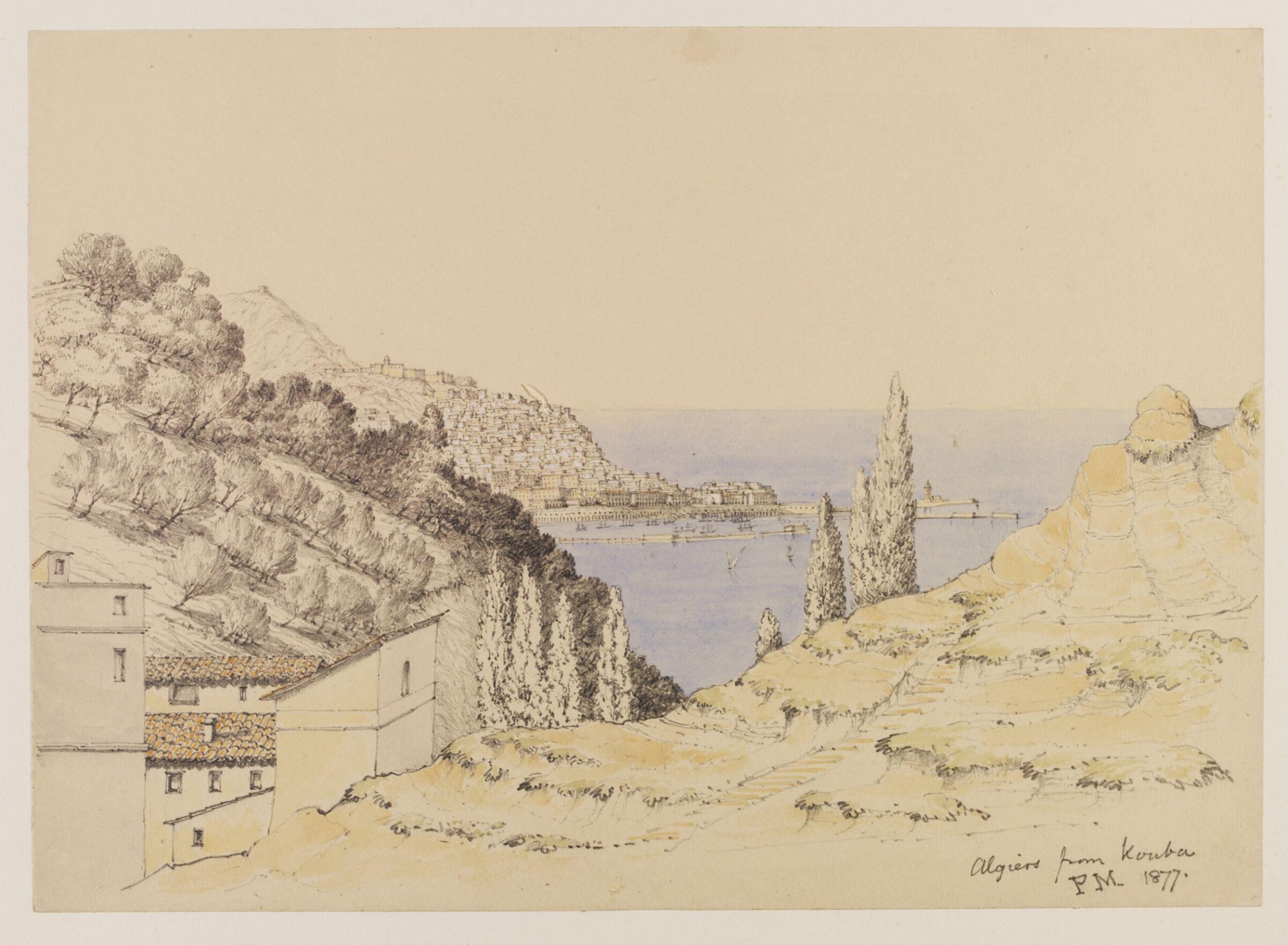 Algiers from Kouba, Peter William Skinner Miles, 1877
