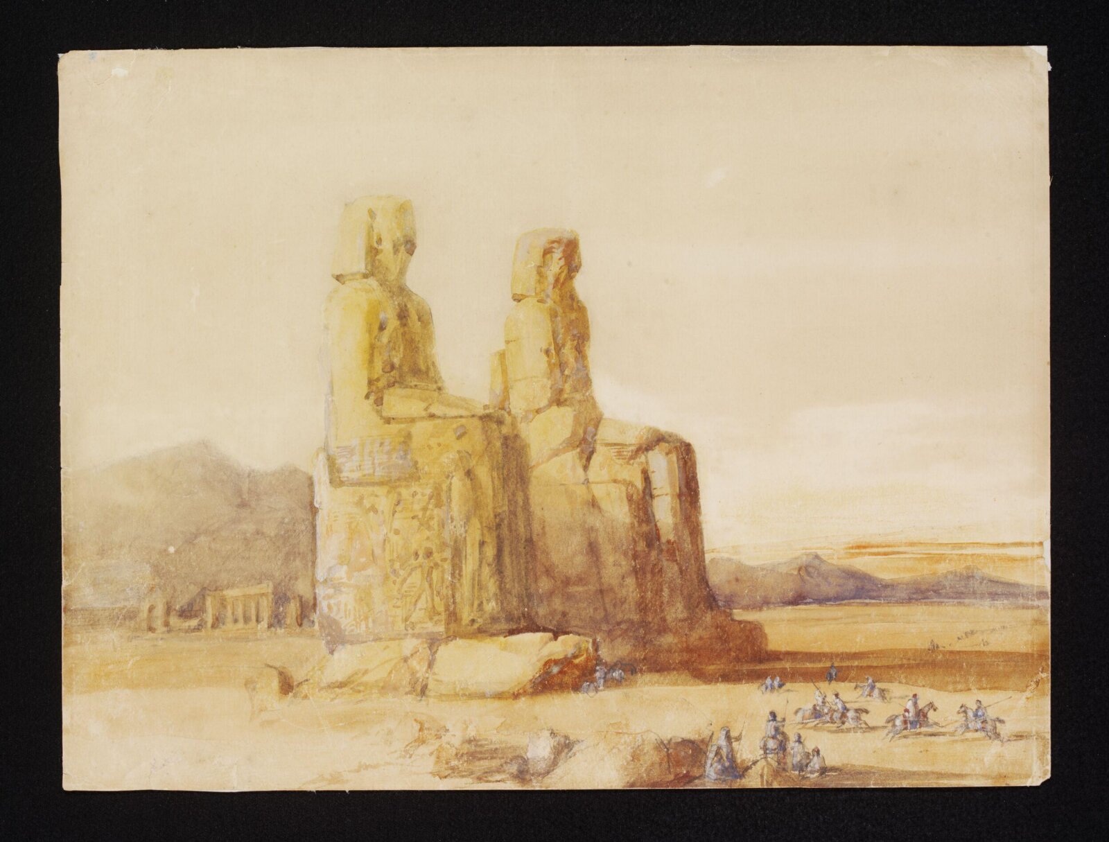 The Vocal Statue - Thebes, 1848, 1848