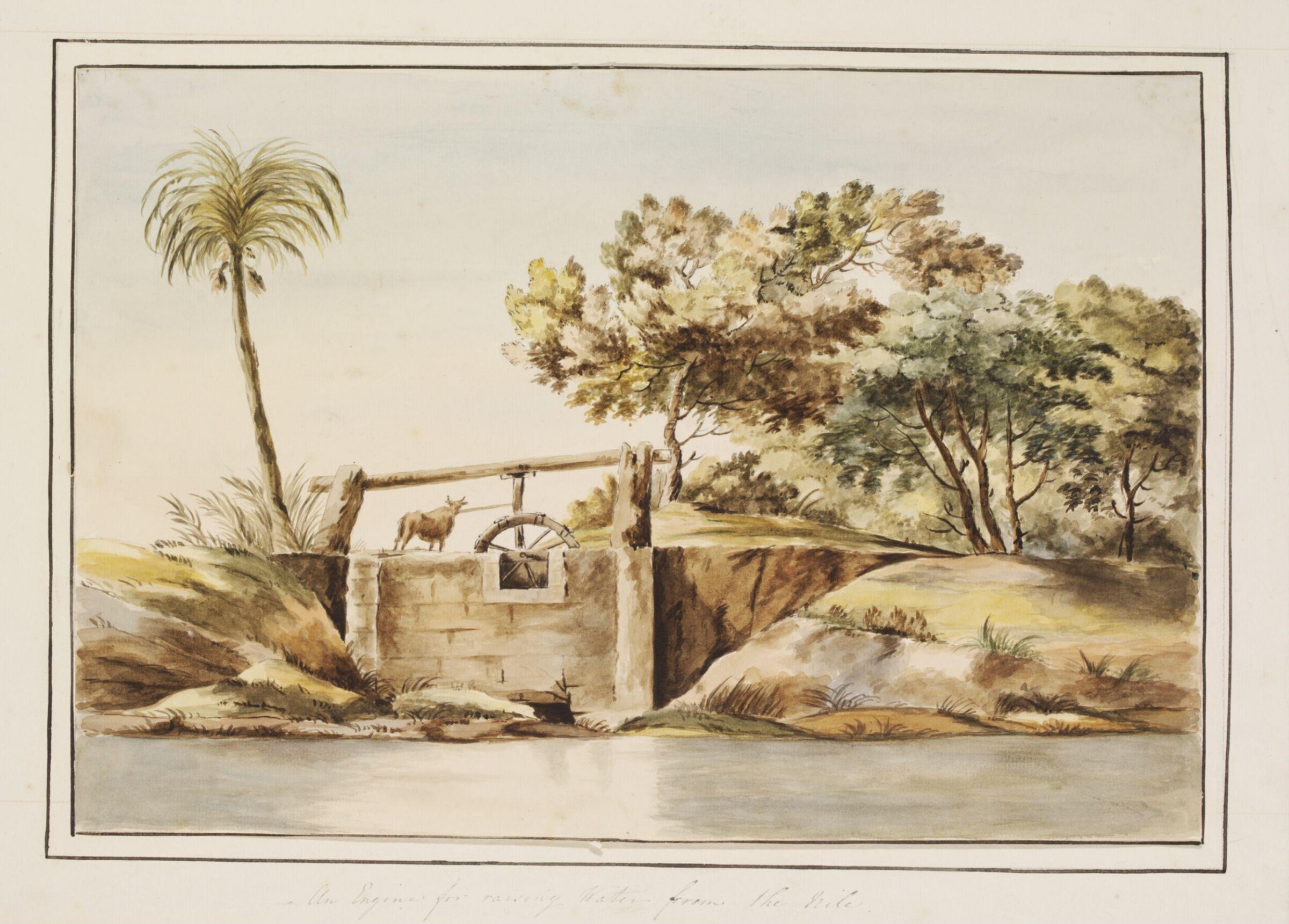 An Engine for raising Water from the Nile, 1820-1830