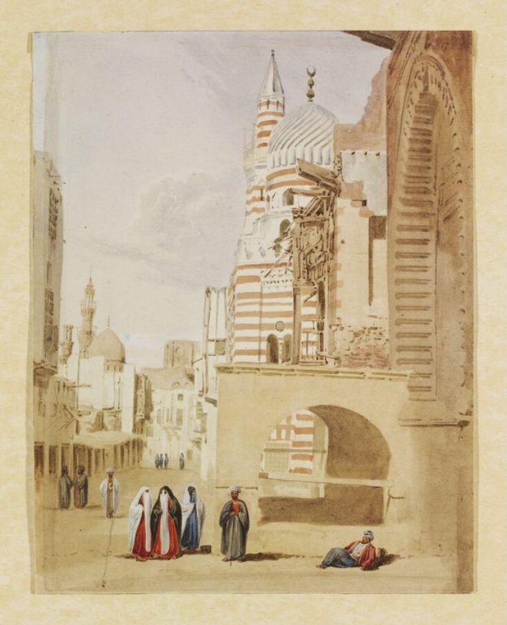 Bab al-Wazir street and the mosque of Aytmish al-Bajasi, Cairo top image