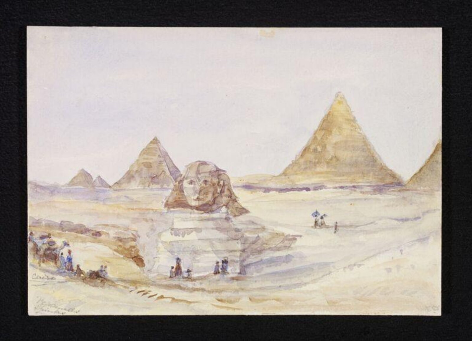 Pyramids and Sphinx, 1904