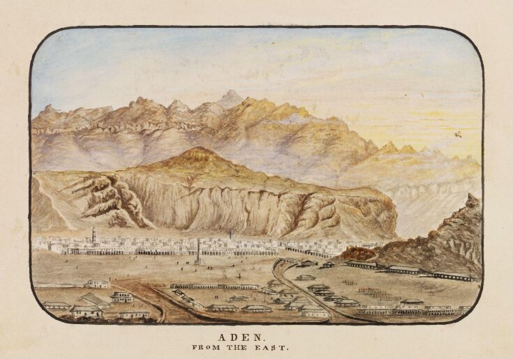 Aden. From the east top image