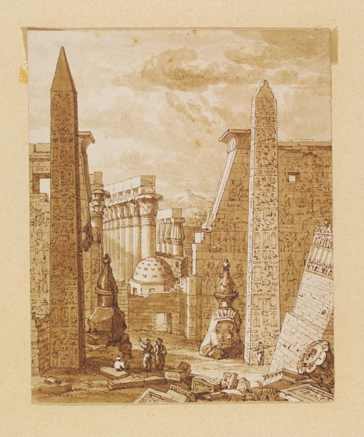 Unknown, Entry of Palace of Luxor, formerly Thebes