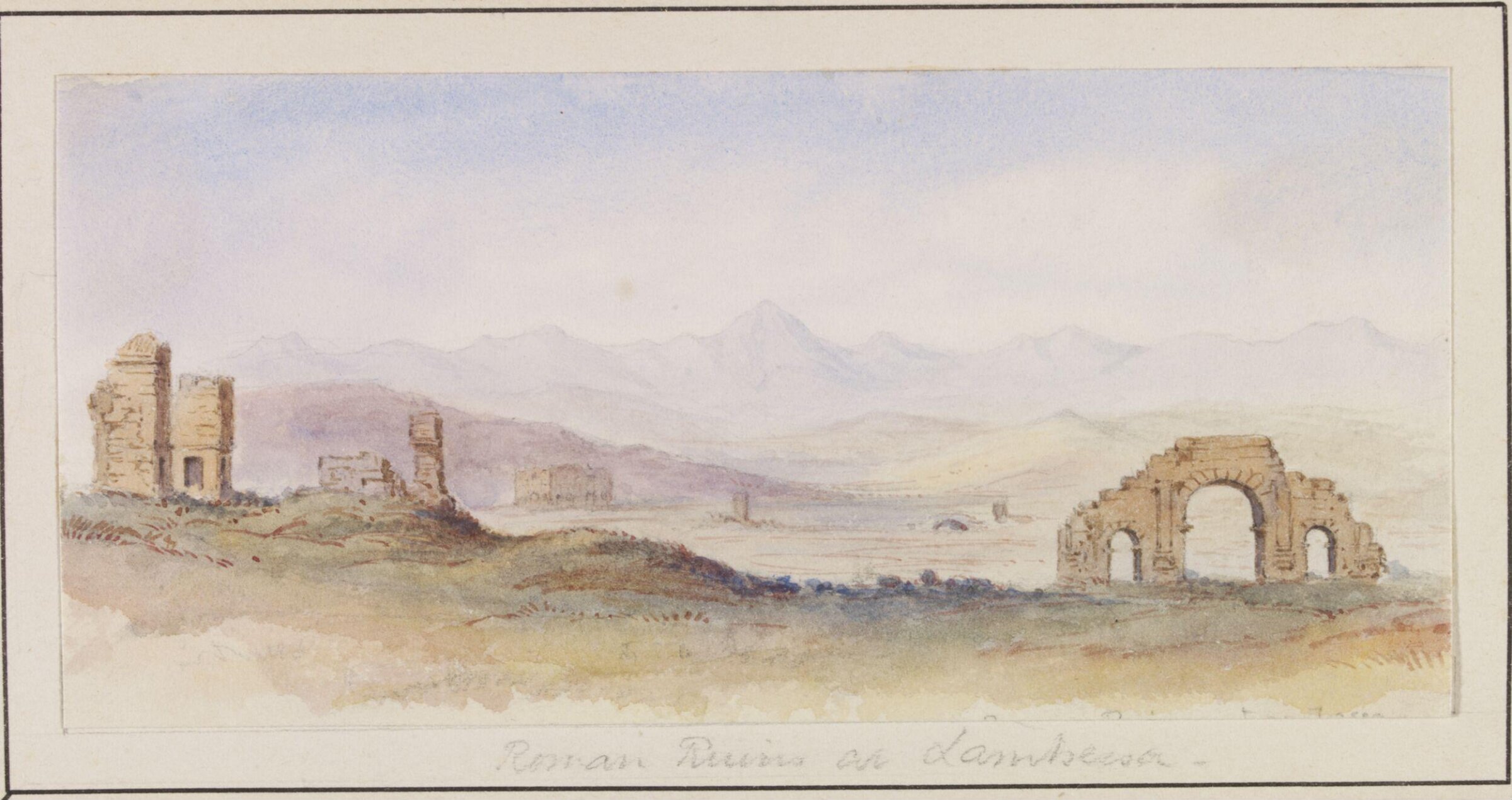 Roman Ruins at Lambessa, 1830-1840