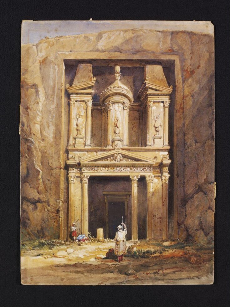 Front view of the Khasné, Petra top image
