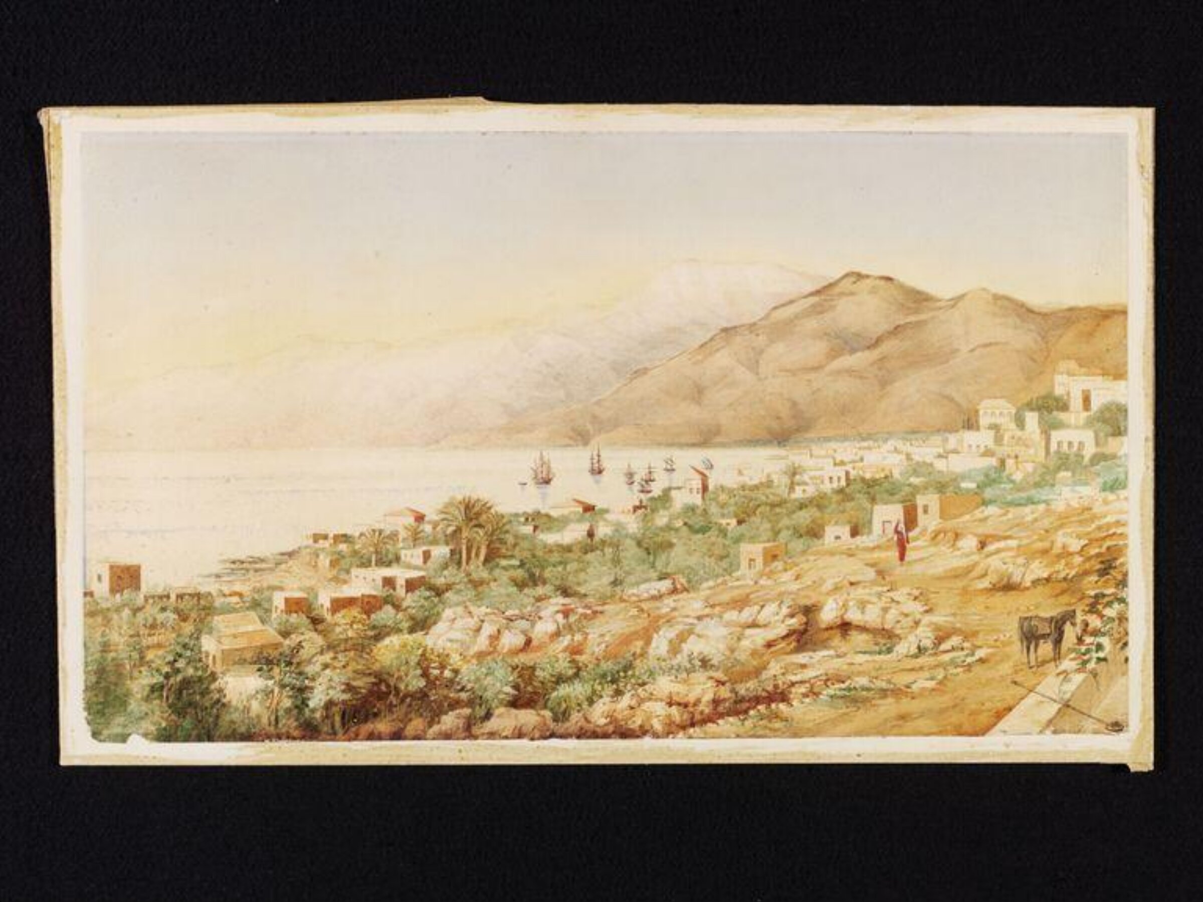 The Town and Bay of Beirut