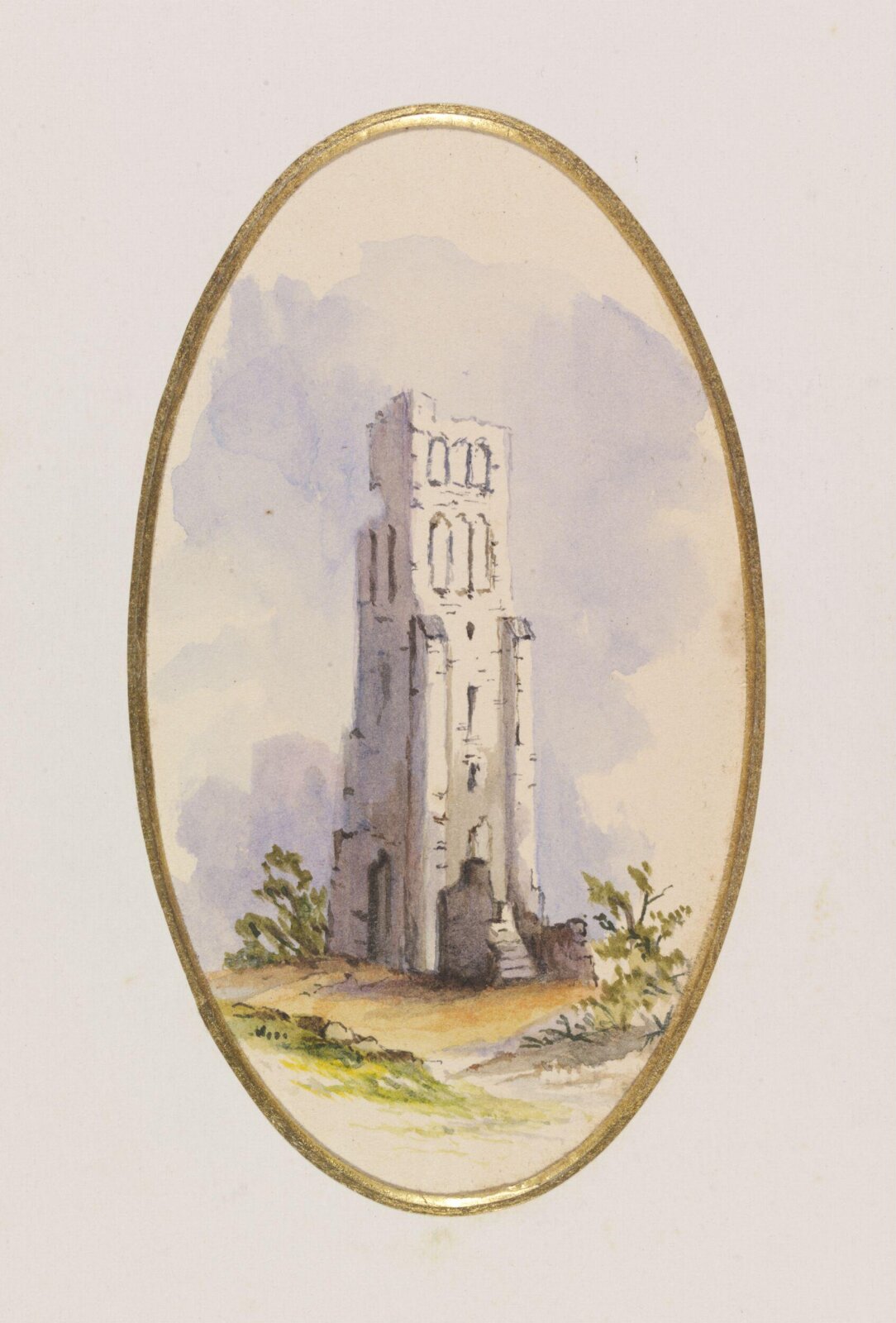 Ruin near Arimathea, 1840-1850