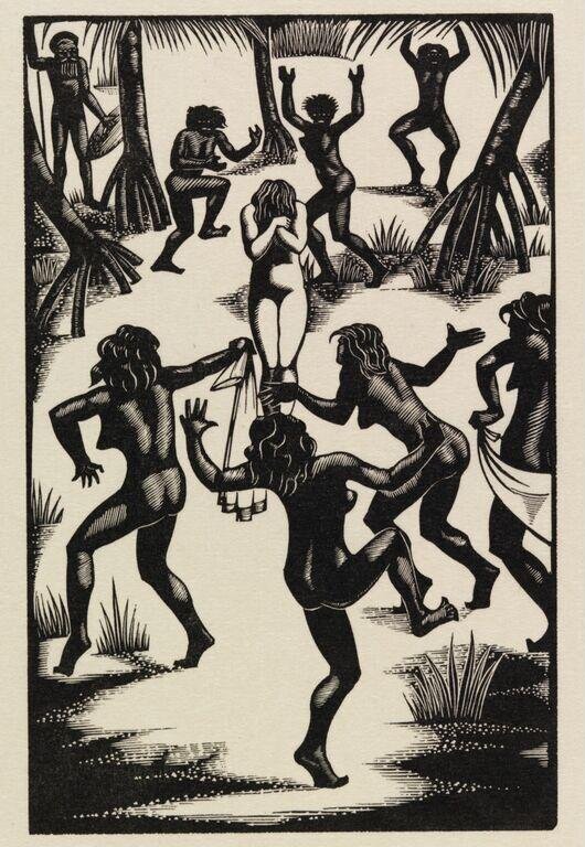Sacrificial Dance by Robert Gibbings