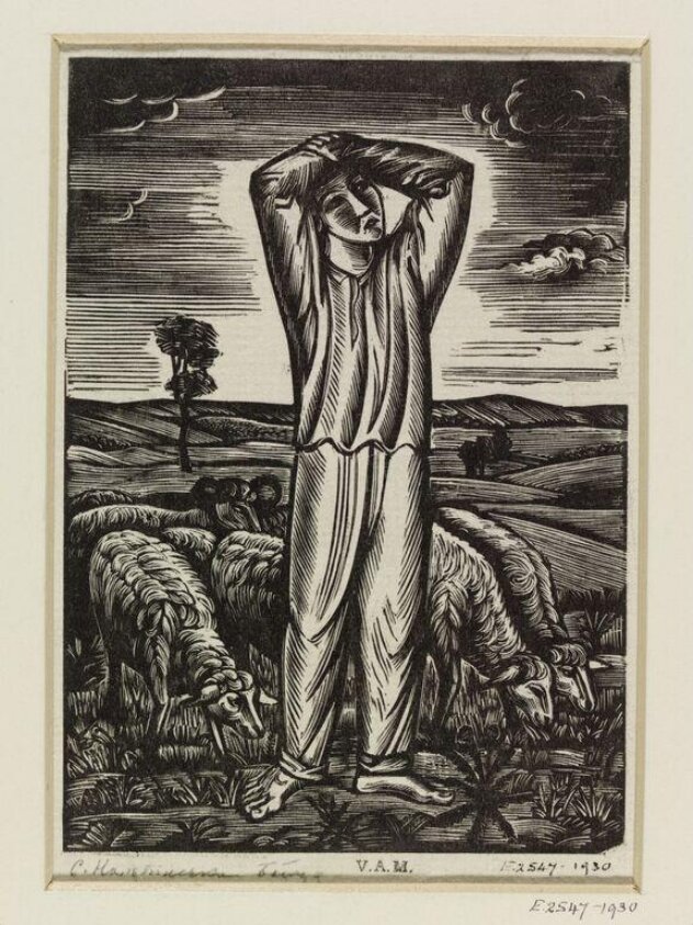 Shepherd (late 1920s) by Mykhaylo Boychuk