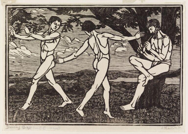 Dancing Boys by Raverat, Gwen
