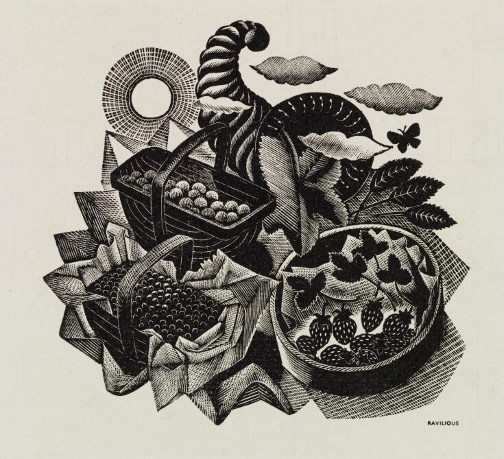 Eric Ravilious Pudding Autumn | Ravilious, Eric | V&A Explore The Collections