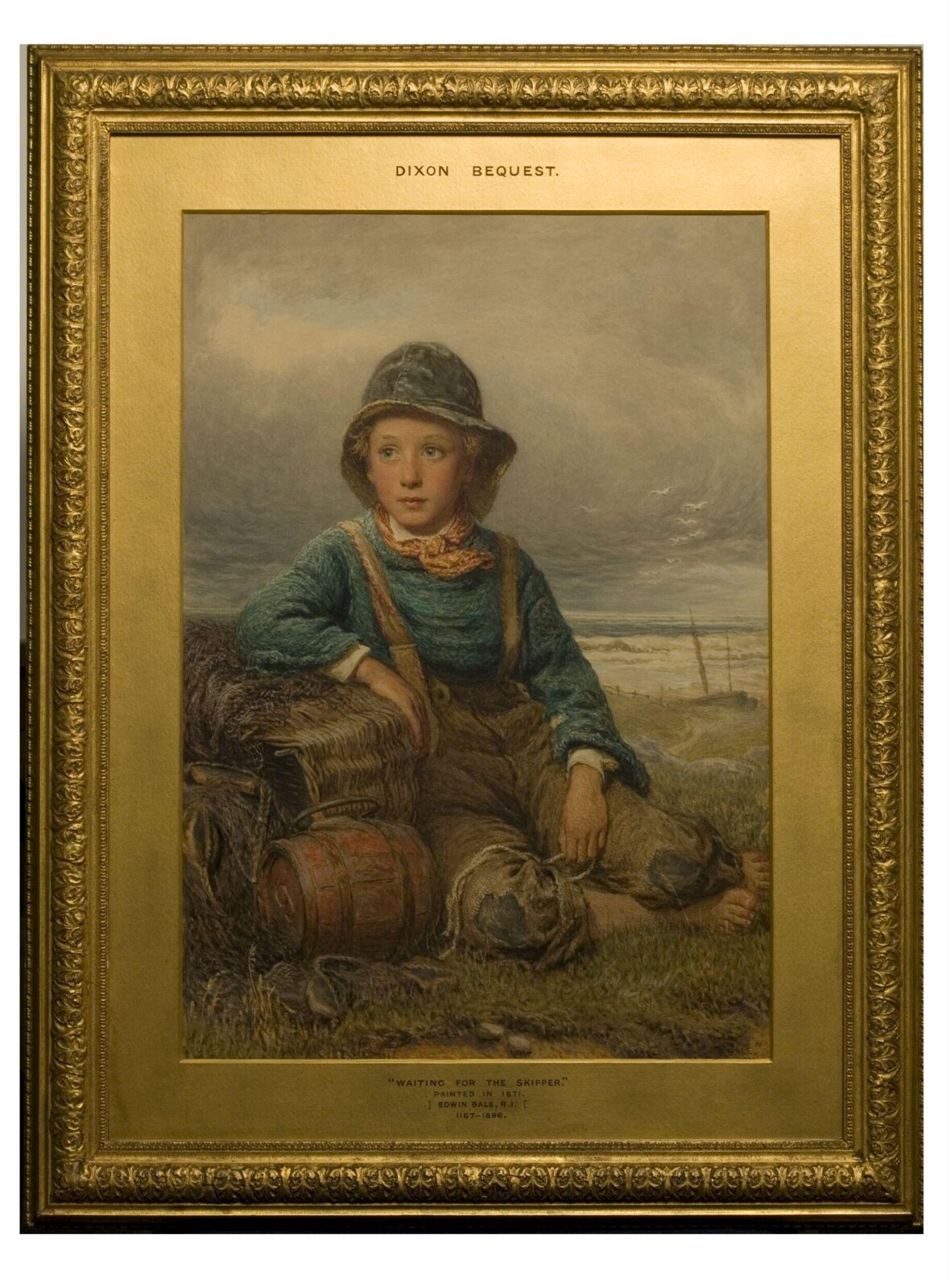 Waiting for the Skipper, Edwin Bale, 1871
