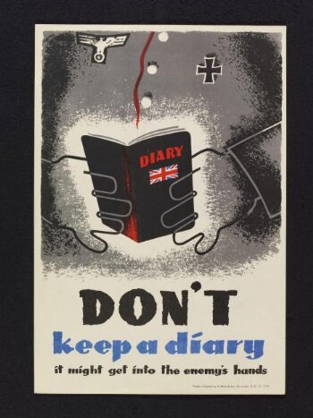 Don't keep a diary