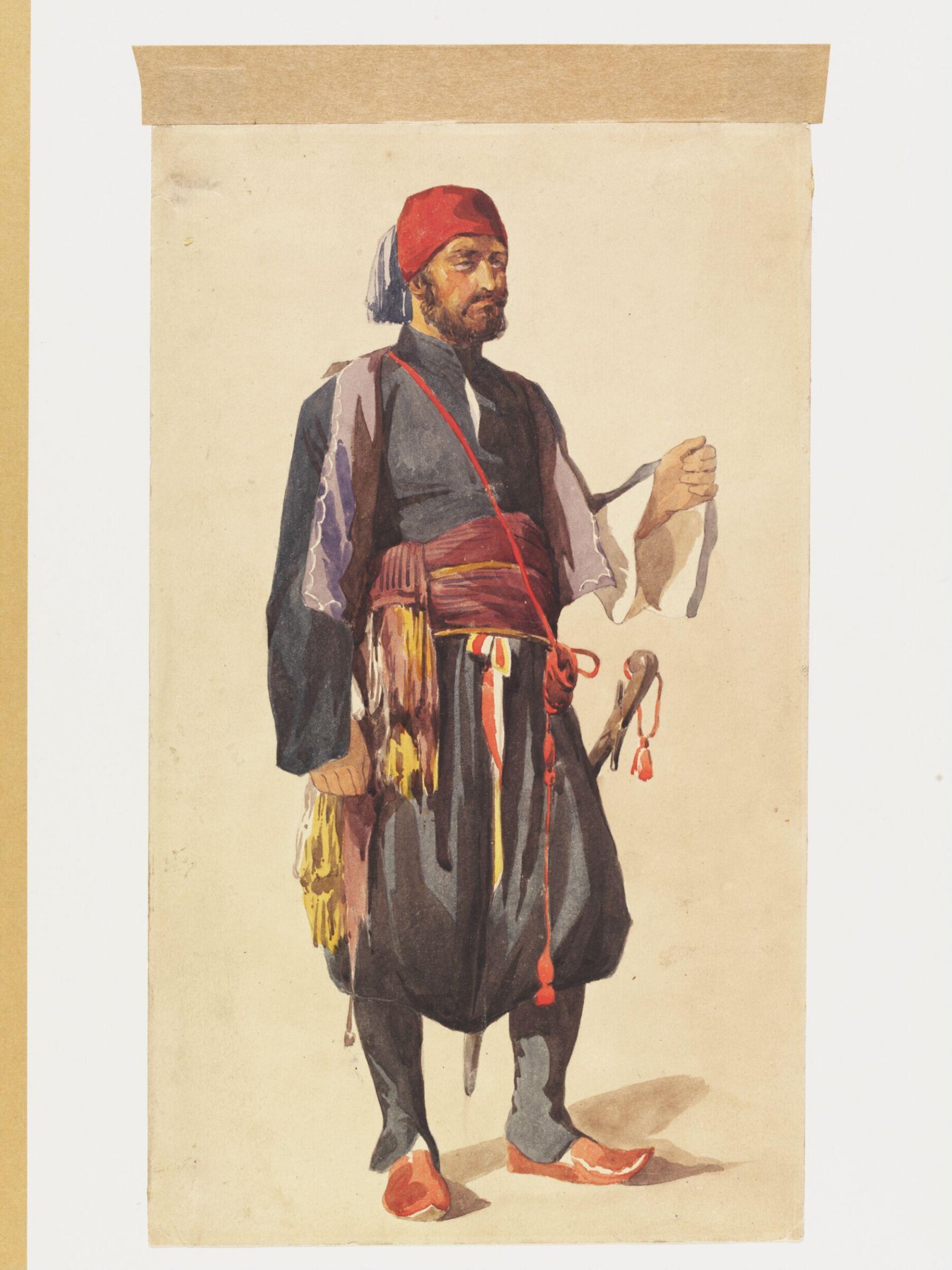 Officer, possibly a Spahi, John Absolon, 1850-1870