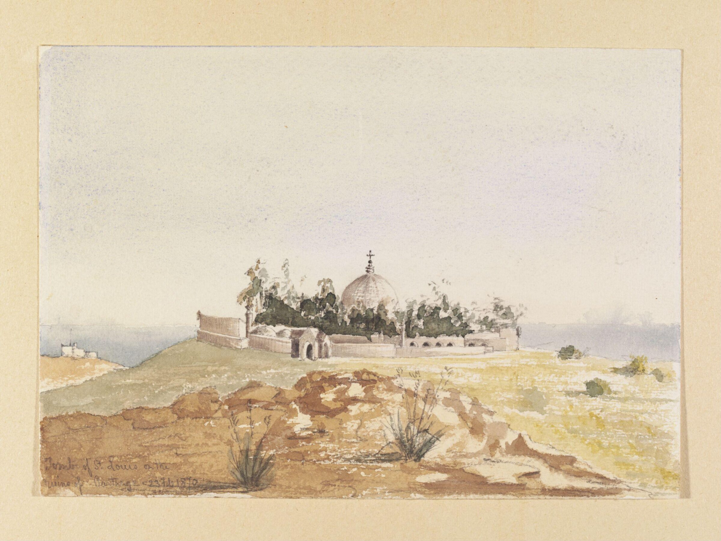 Tomb of St. Louis on the ruins of Carthage, John Baptist Joseph Dormer, 1870