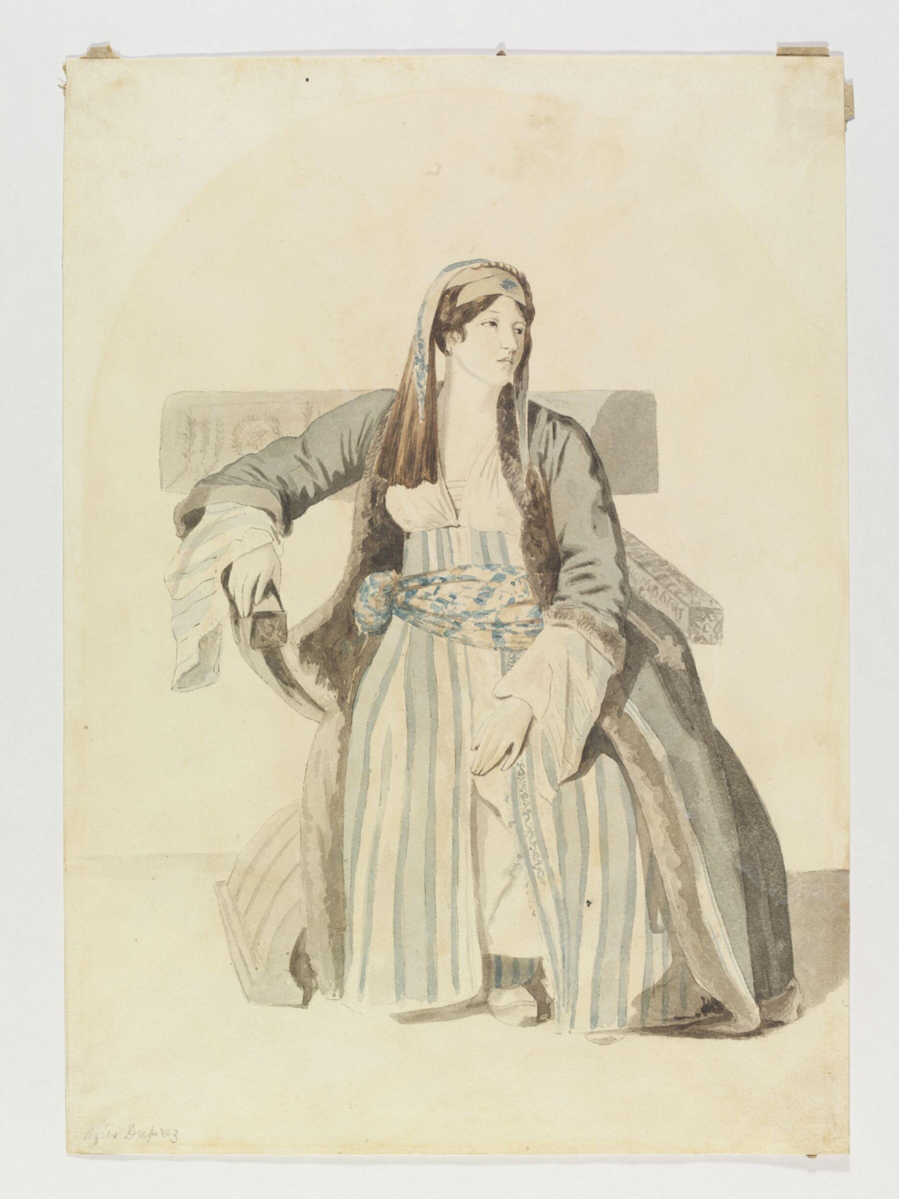 Une Demoiselle Grecque de Livadie, Louis Dupré, ca. 1819