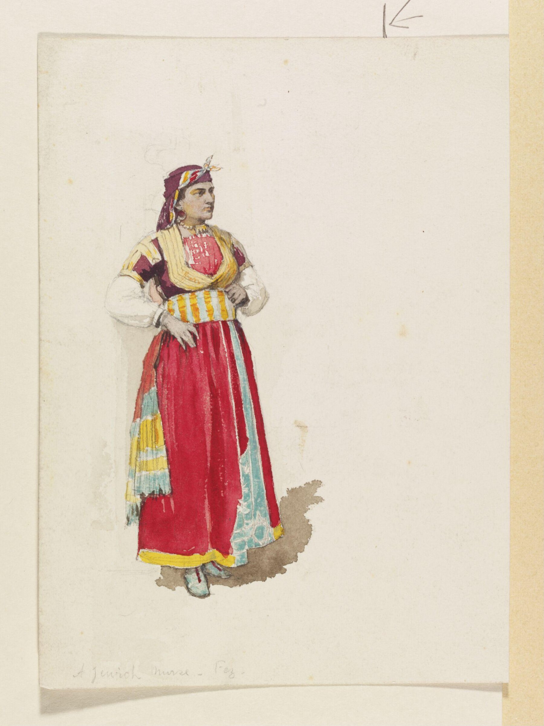 A Jewish Nurse - Fez, Amedée Forestier, late 19th century to early 20th century