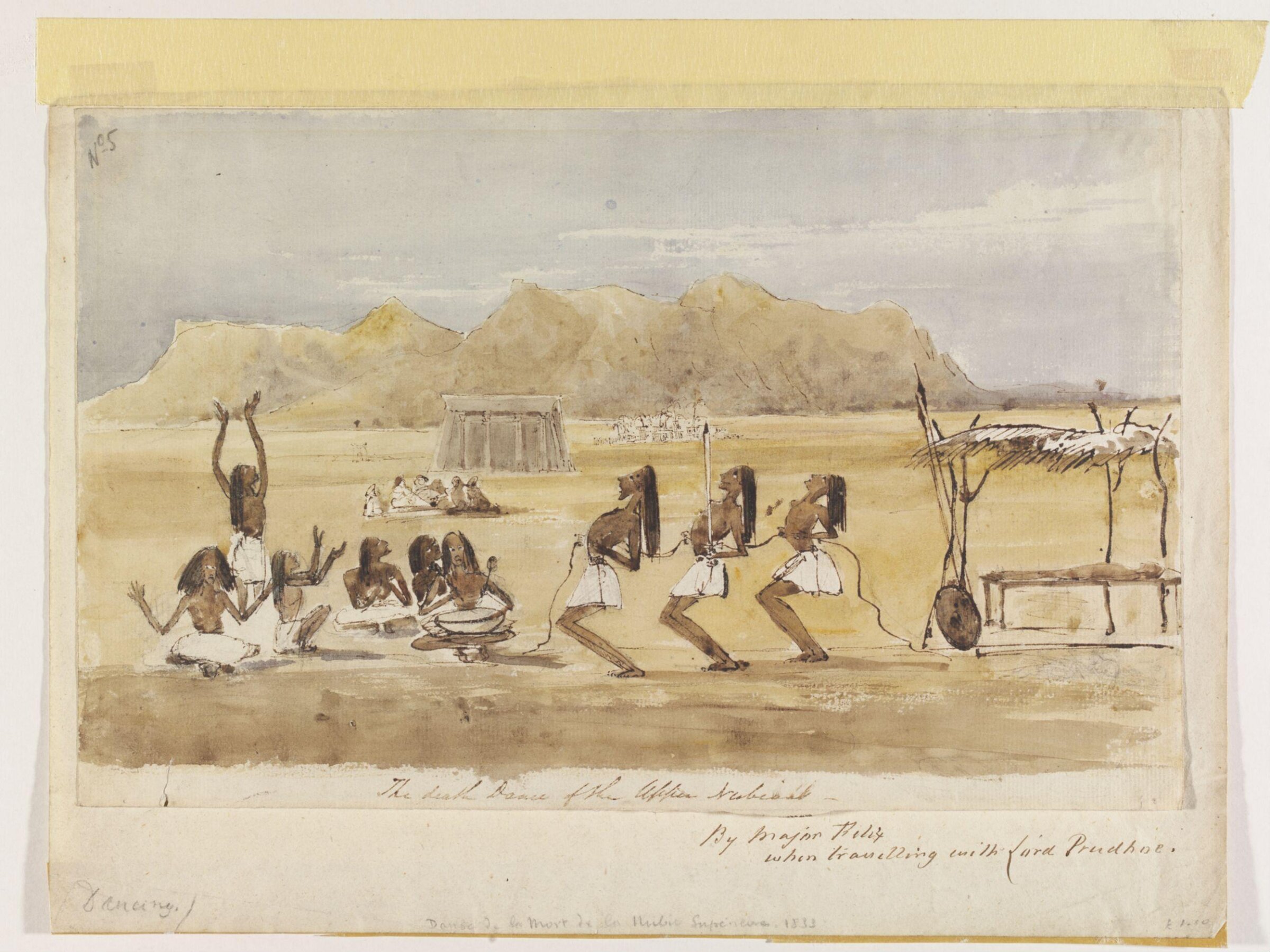The death Dance of the Upper Nubians, Orlando Felix, 1827-1829