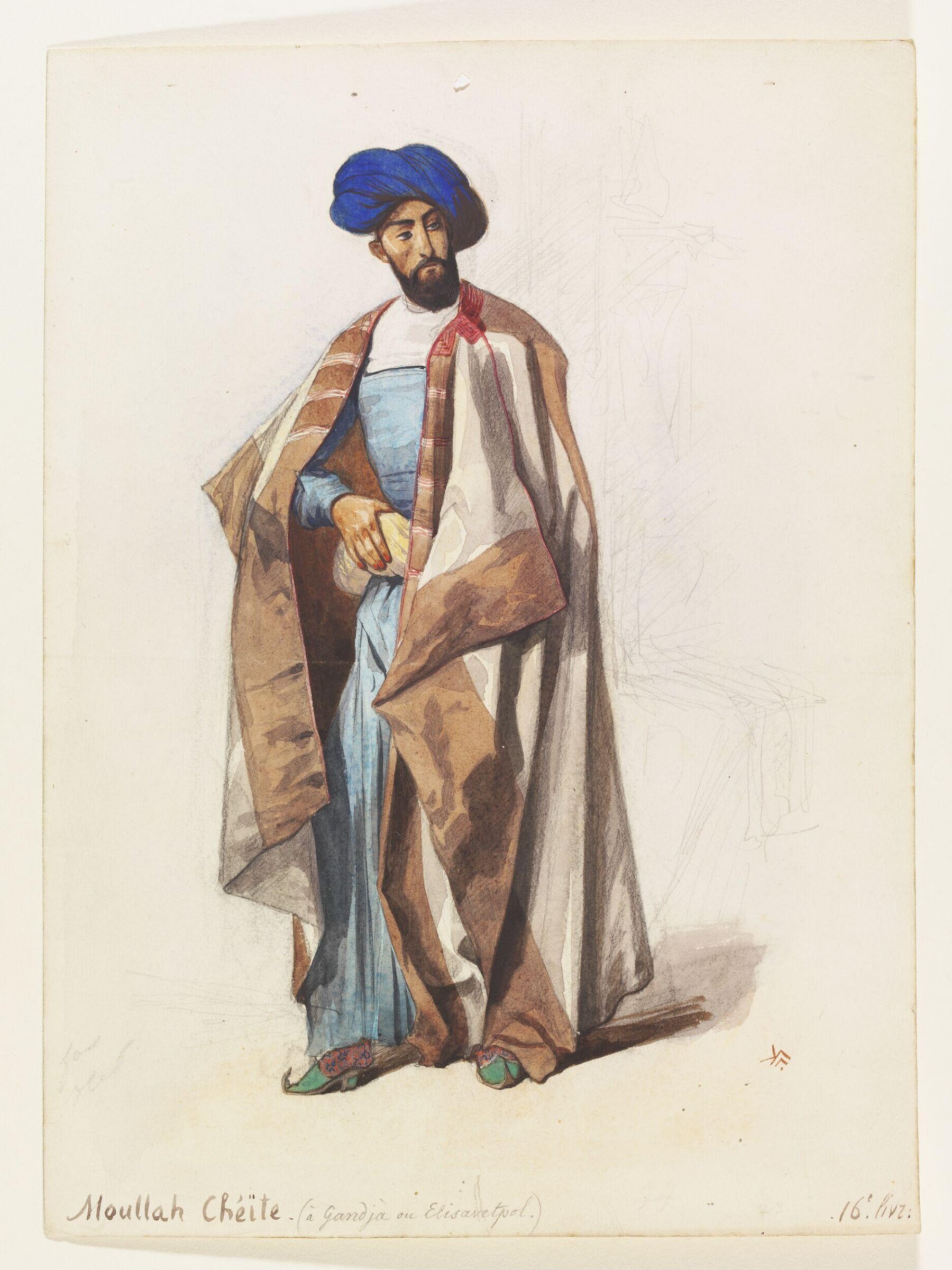 Moullah Chéite - (à Gandjà ou Elisavetopol.), Grigoriy Grigorievich Gagarin, ca. 1842