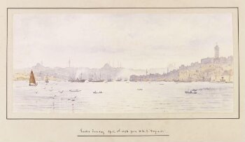 Easter Sunday April 5th 1896 From H M S Dryad Gorkiewicz Evelyn Eveline Alice Wanda Obe V A Explore The Collections